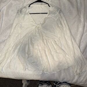 Elegant White Women's Top